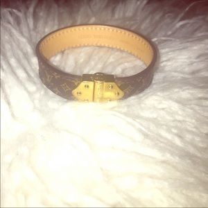 LV leather bracelet